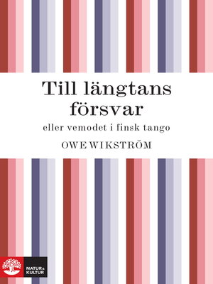 cover image of Till längtans försvar eller vemodet i finsk tango